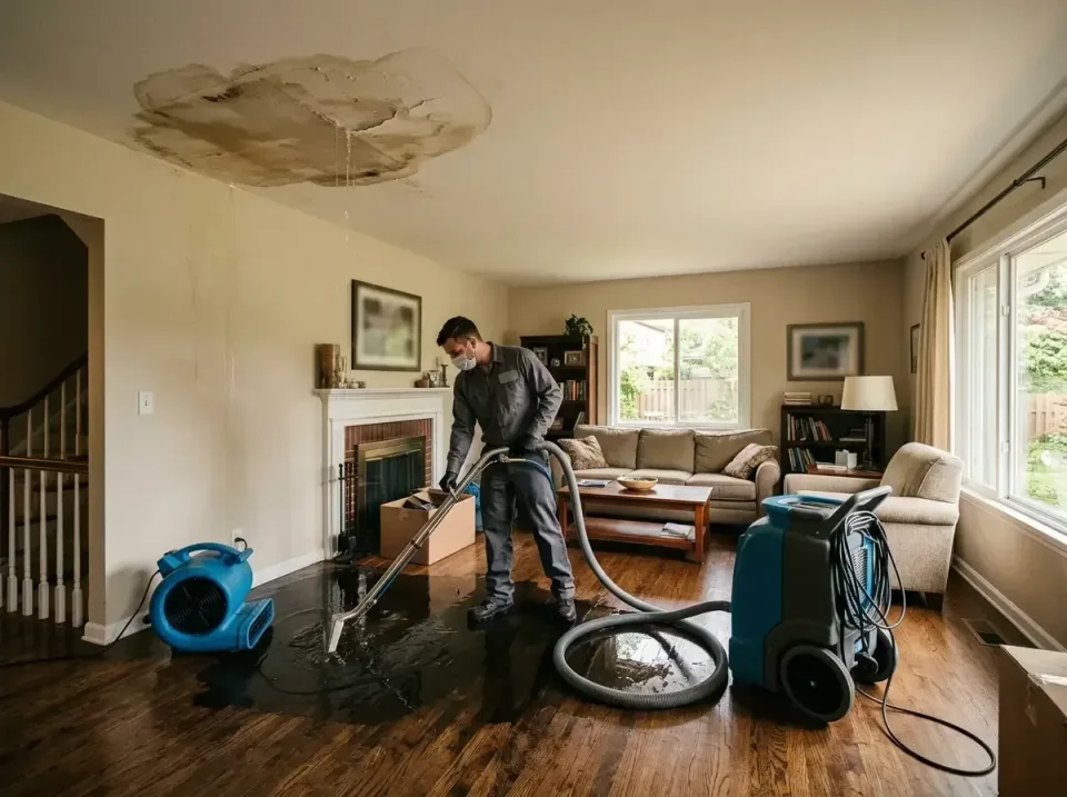 attic-pipe-burst-ceiling-drip-008 — frequently asked questions, Water Damage Restoration & Carpet Care in Suncoast Estates,…
